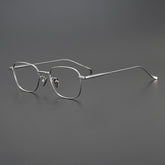 Johnny Vintage Titanium Eyeglasses Frame Rectangle Frames Southood Silver